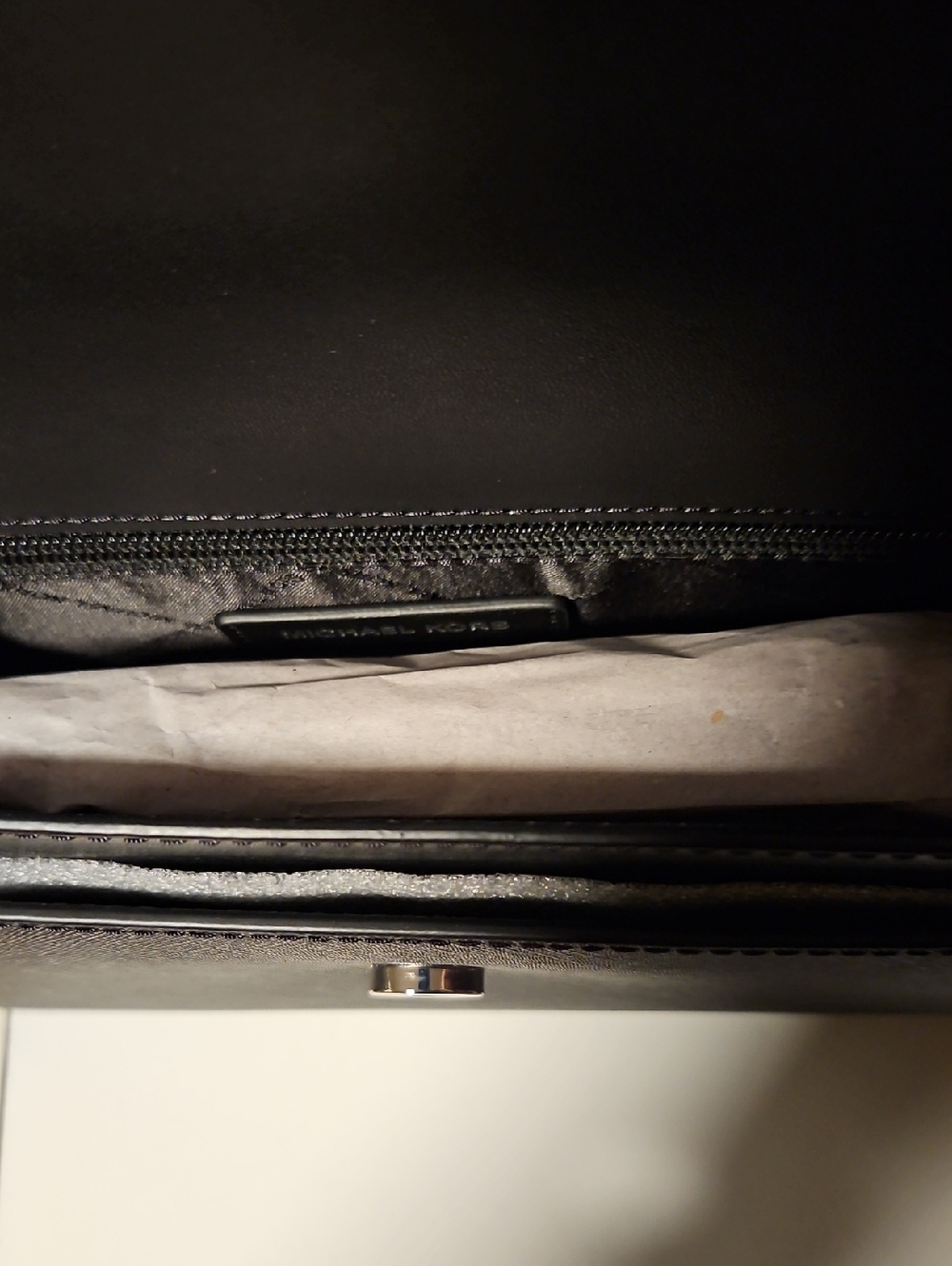 Michael Kors Greenwich Saffiano Leather Satchel - Picture 9 of 12